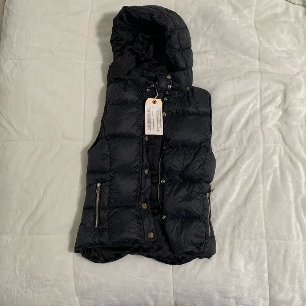 Chrome Hearts Black Puffer Vest